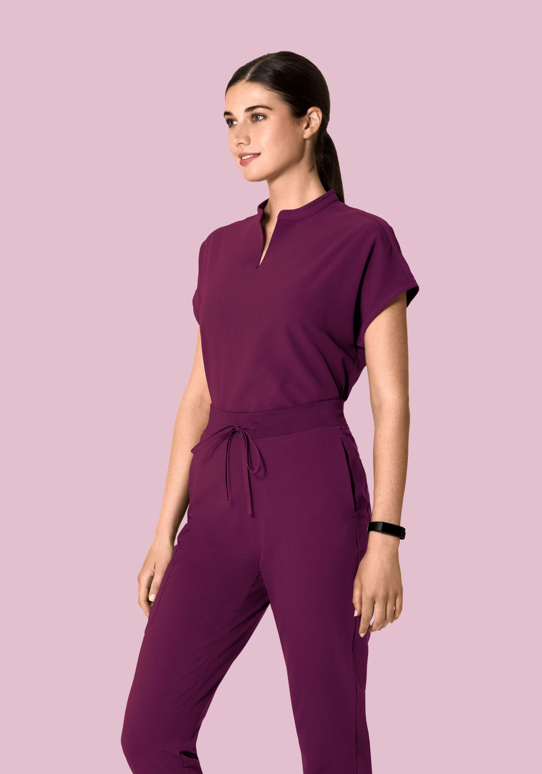 Mandarin Dolman Top Plum - Image 3
