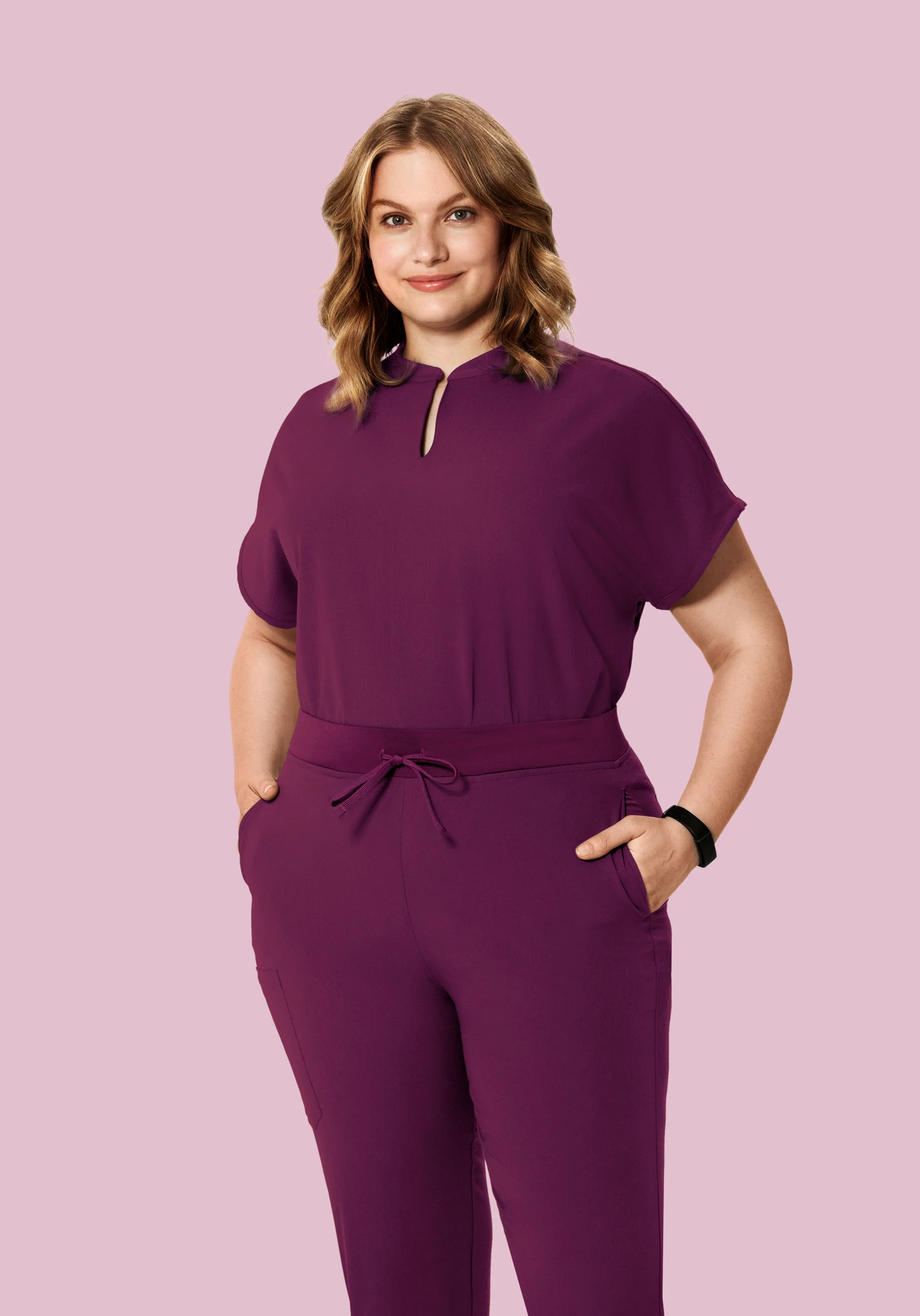 Mandarin Dolman Top Plum - Image 6
