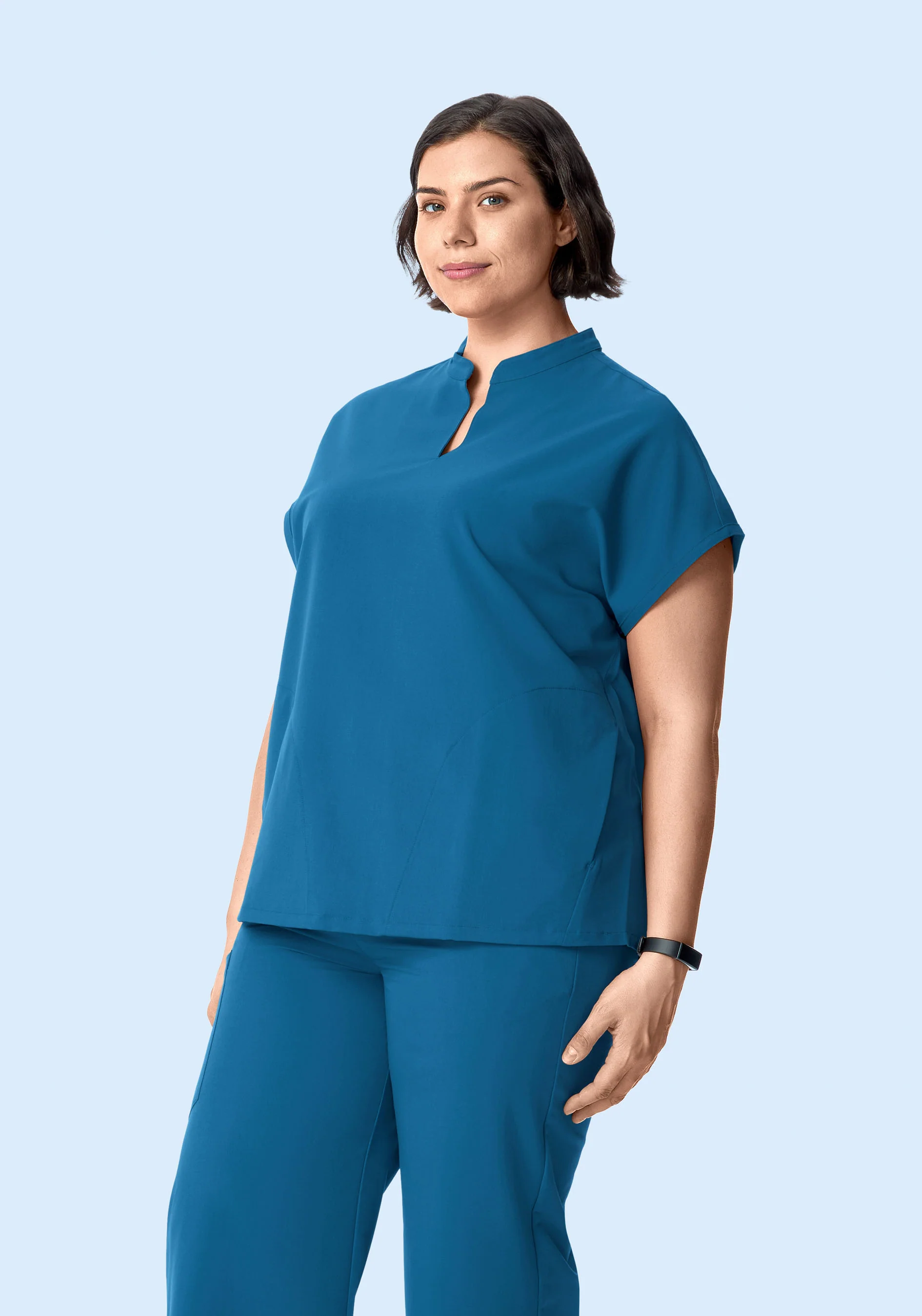 Mandarin Dolman Top Vallarta Blue - Image 5