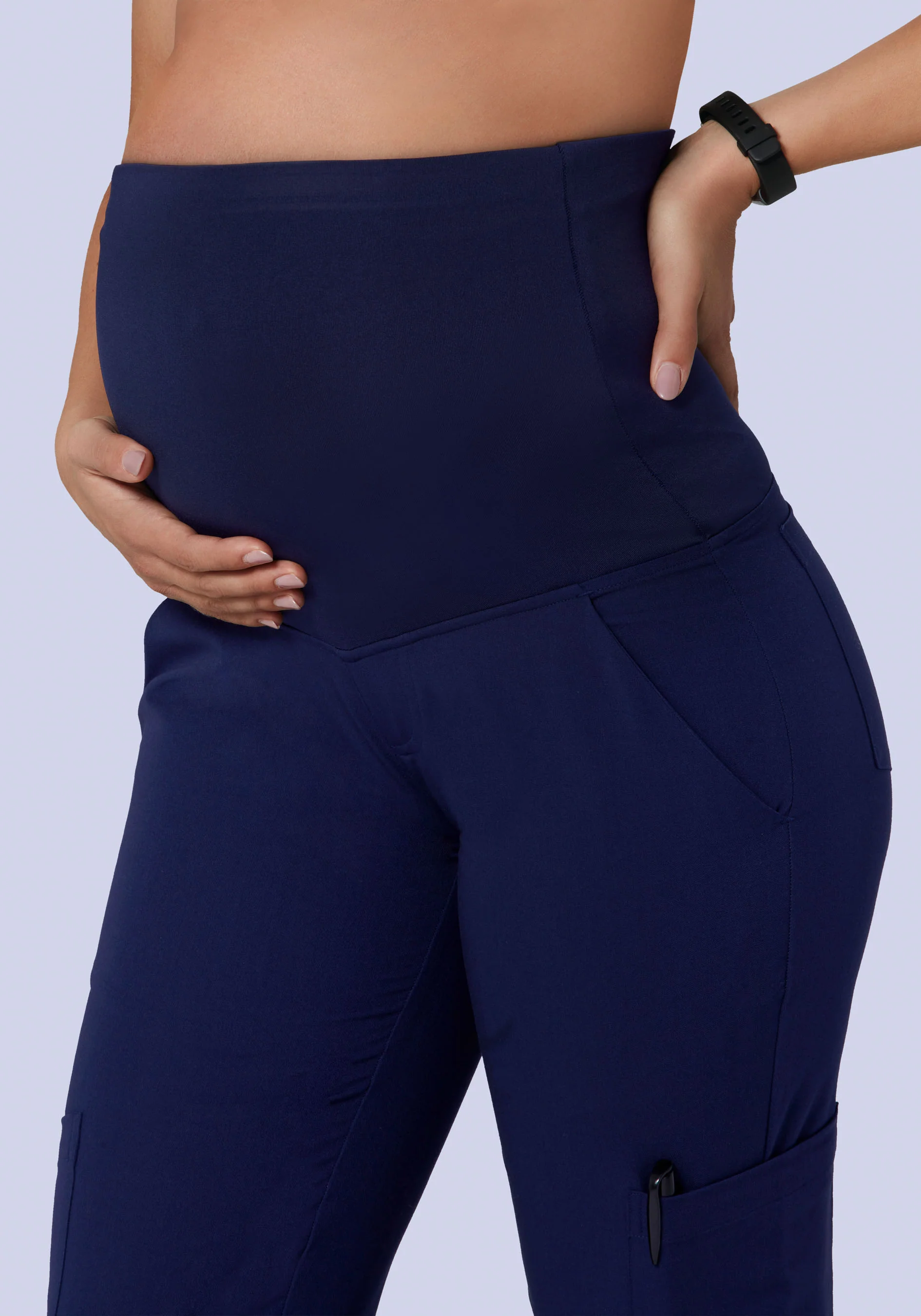 Maternity Cargos Navy - Image 2