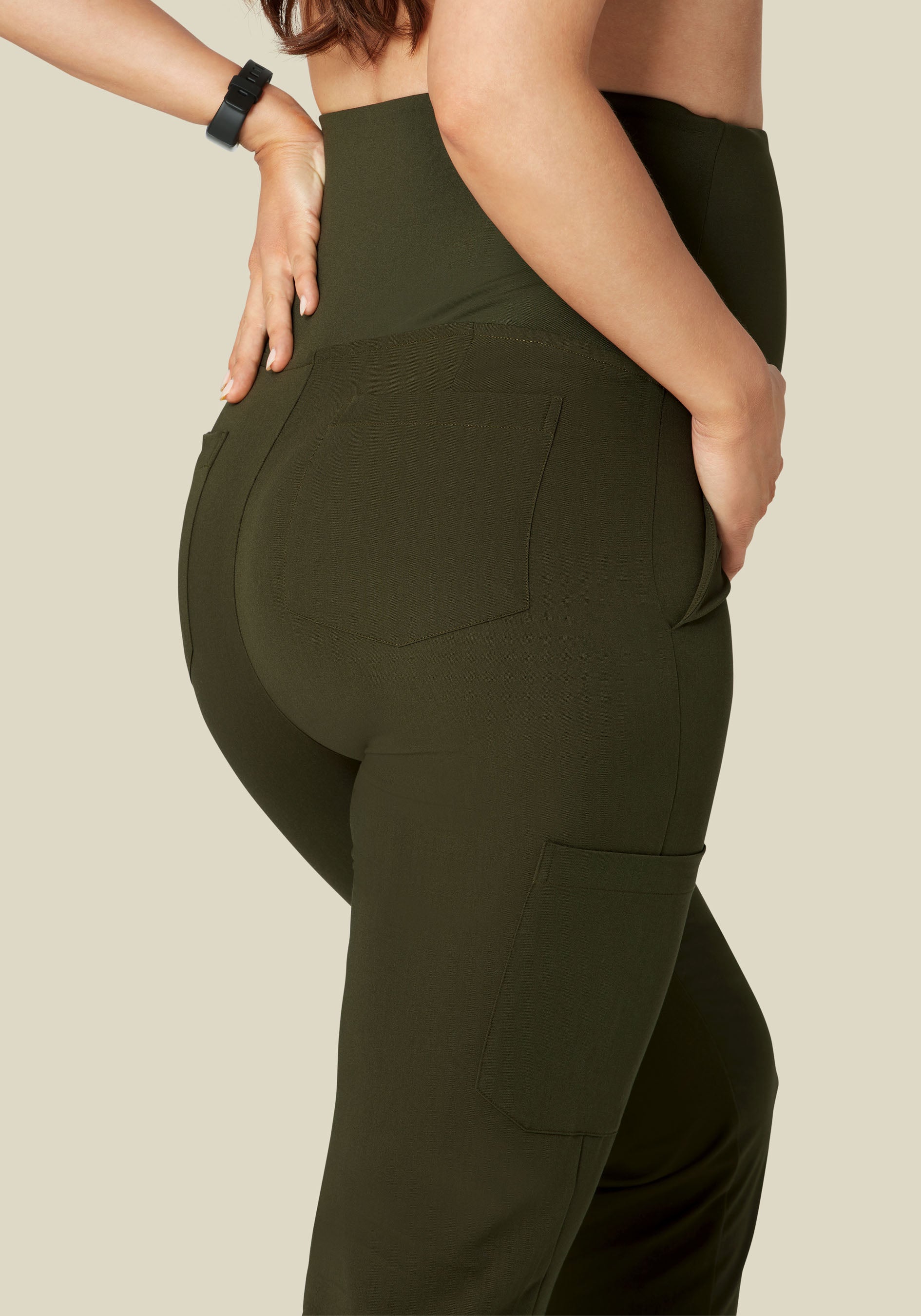 Maternity Cargos Olive - Image 2
