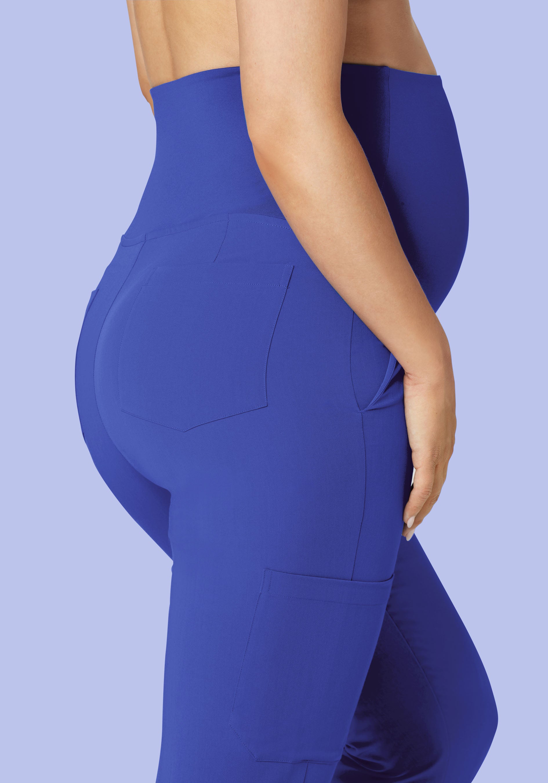 Maternity Joggers Very Peri - Image 3