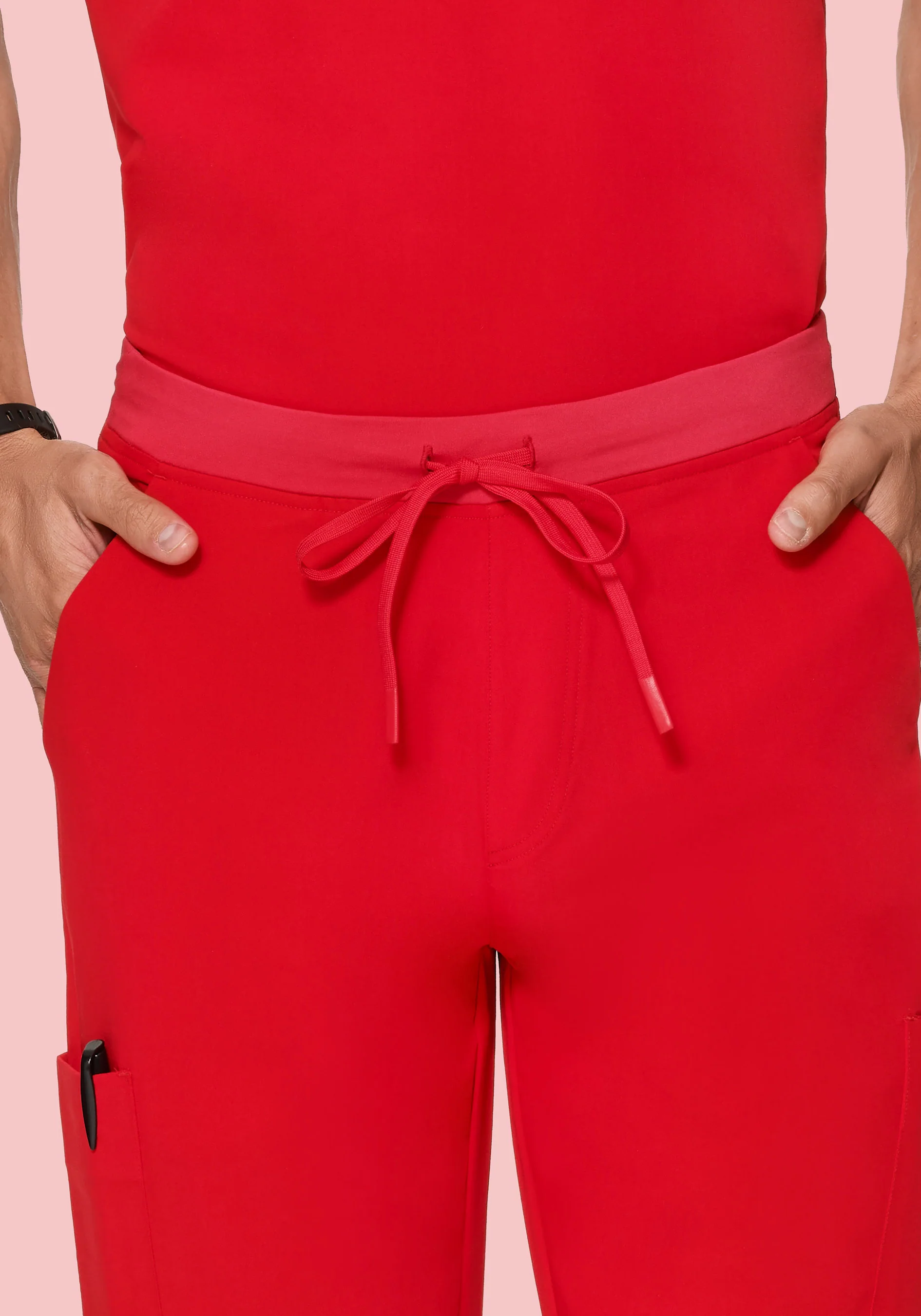 7 Pocket Cargos Candy Red - Image 2