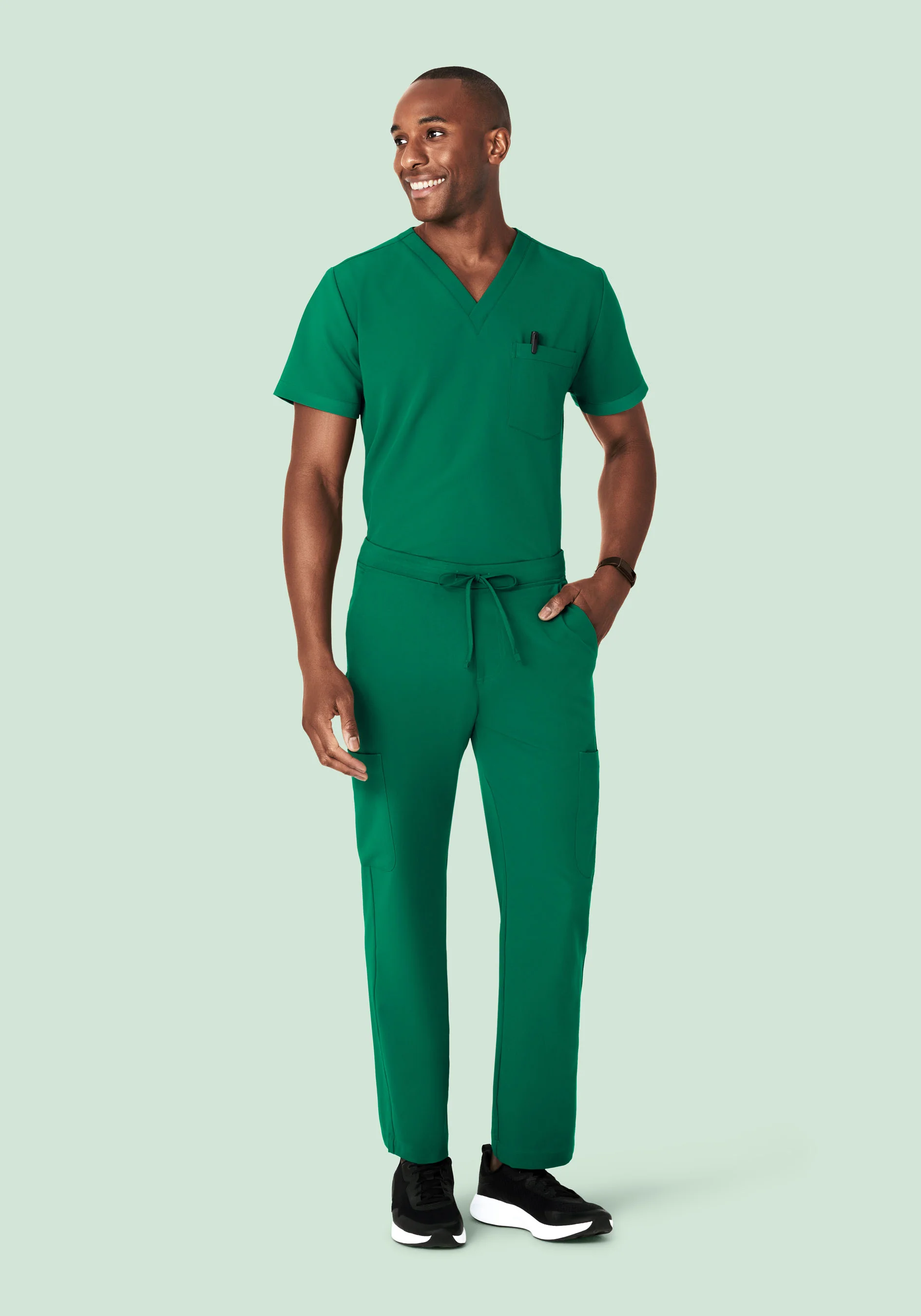 7 Pocket Cargos Envy Green - Image 2