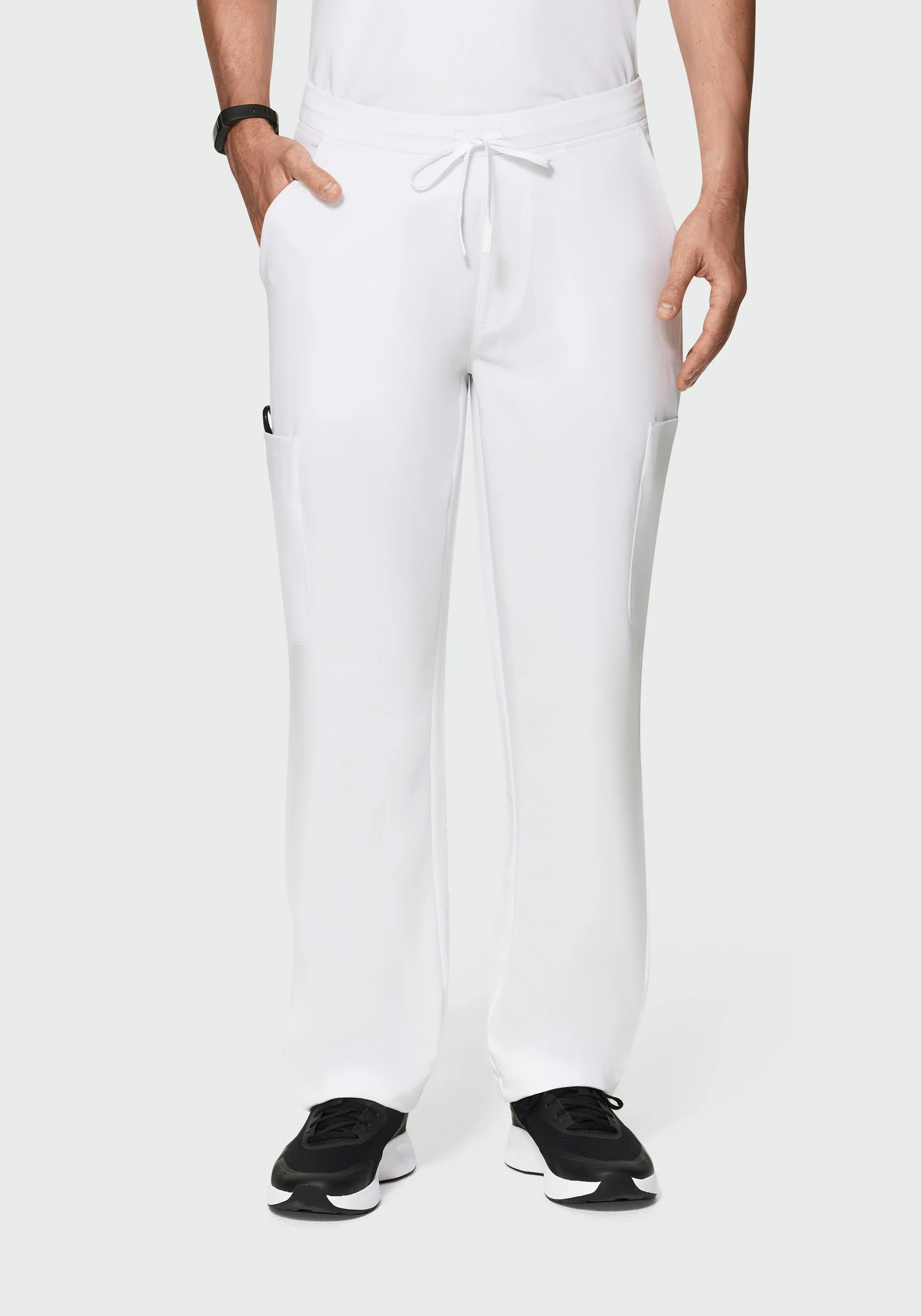 7 Pocket Cargos White