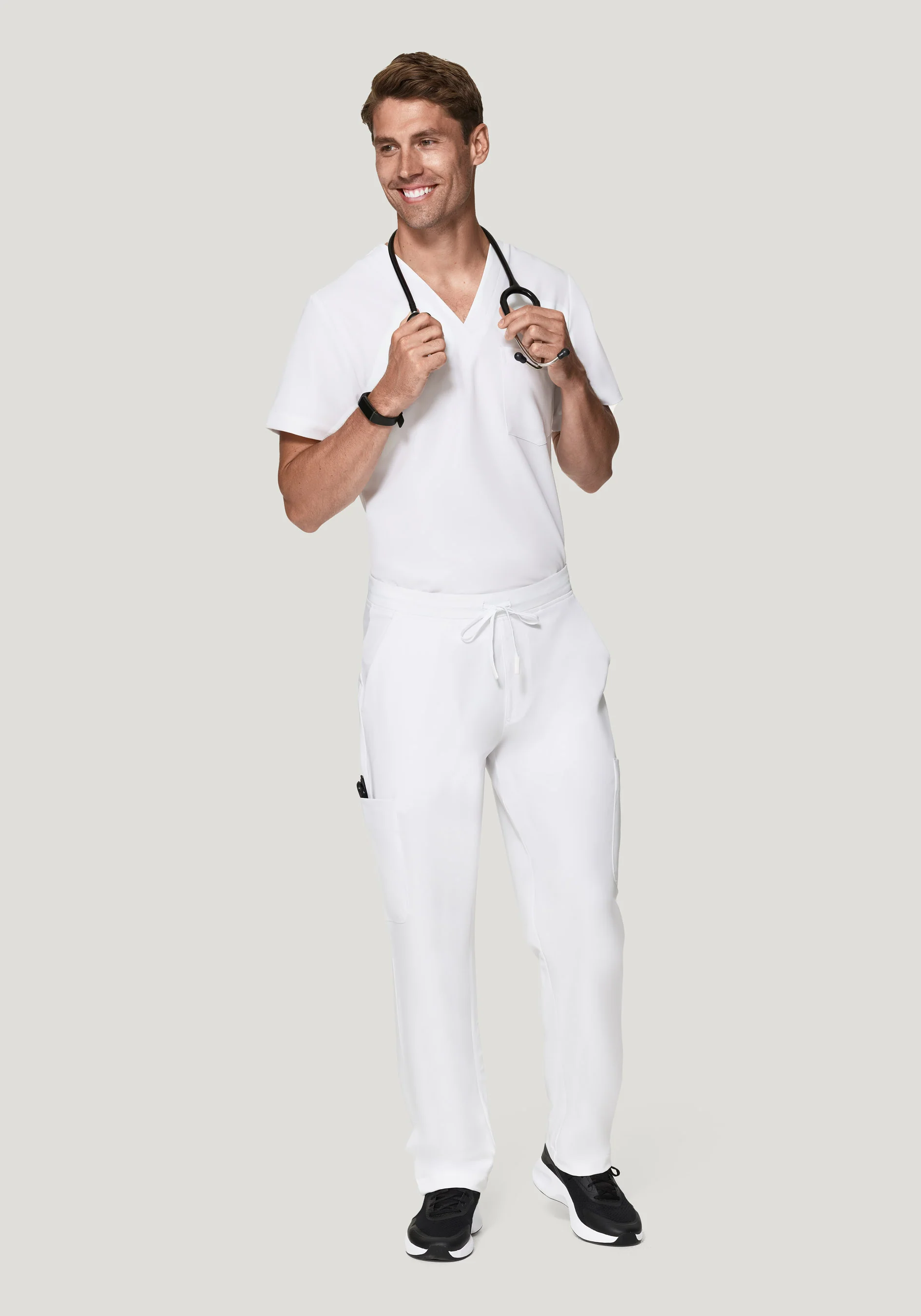7 Pocket Cargos White - Image 2