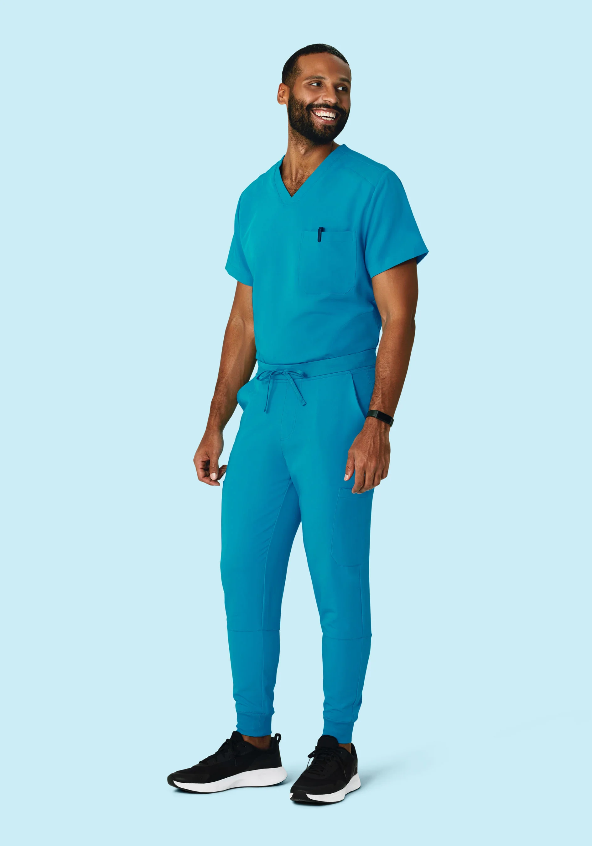 7 Pocket Joggers Azure - Image 2