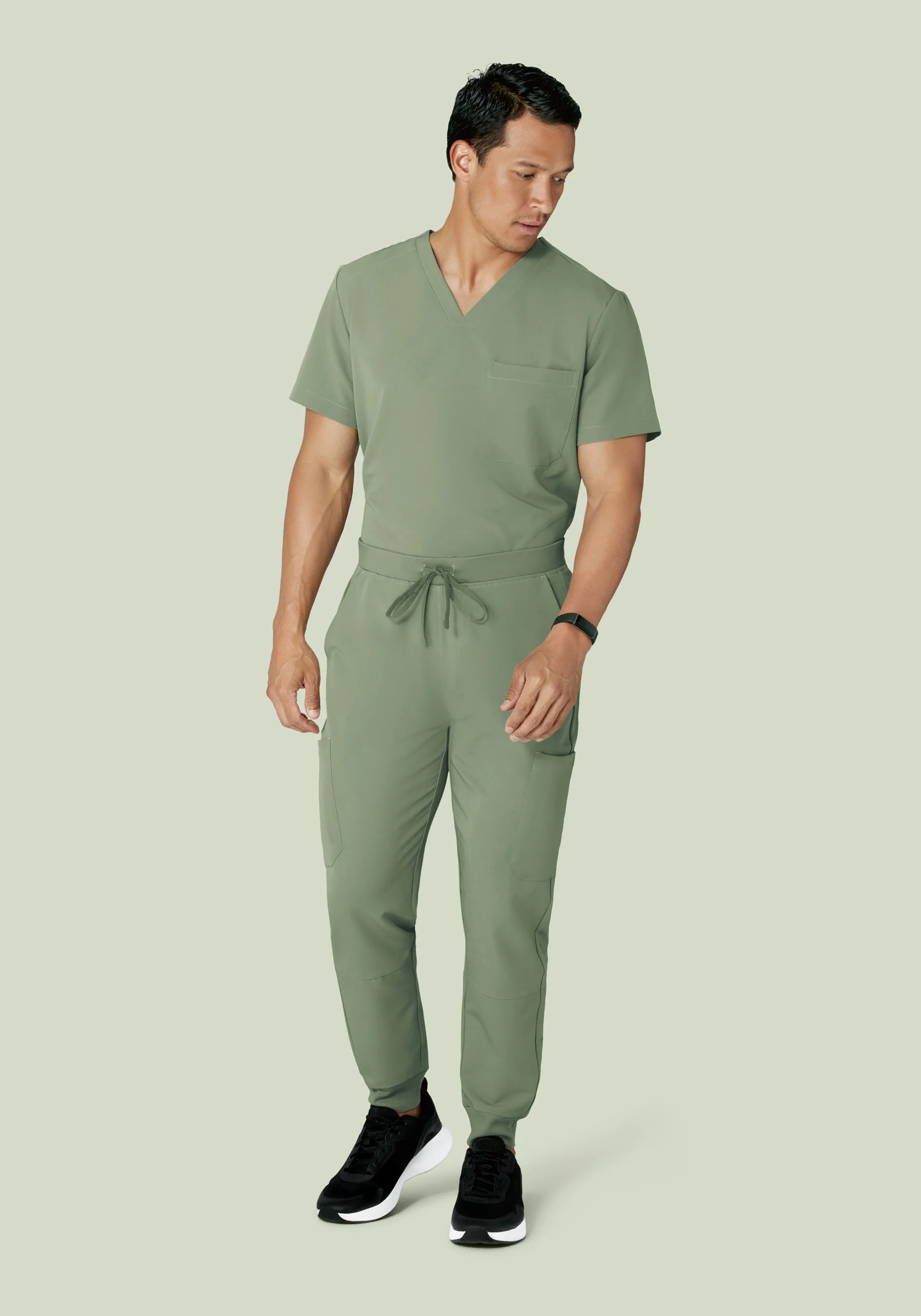 7 Pocket Joggers Cool Sage - Image 4