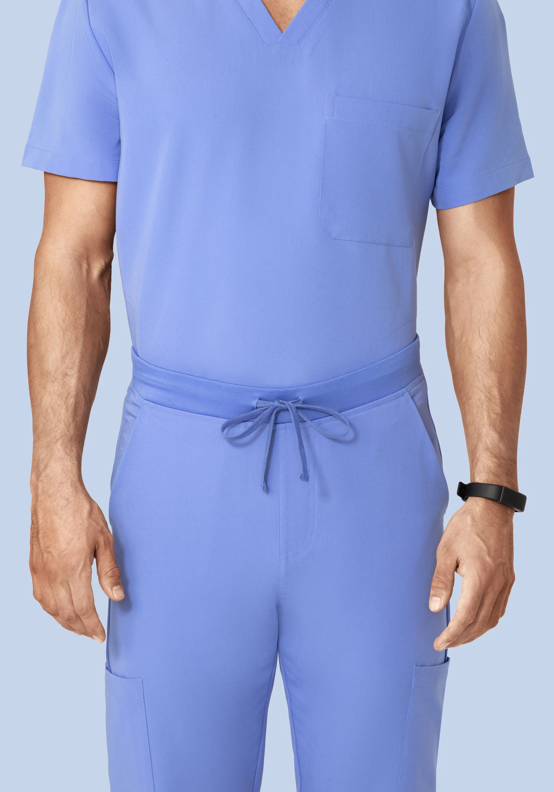 7 Pocket Joggers French Blue - Image 3