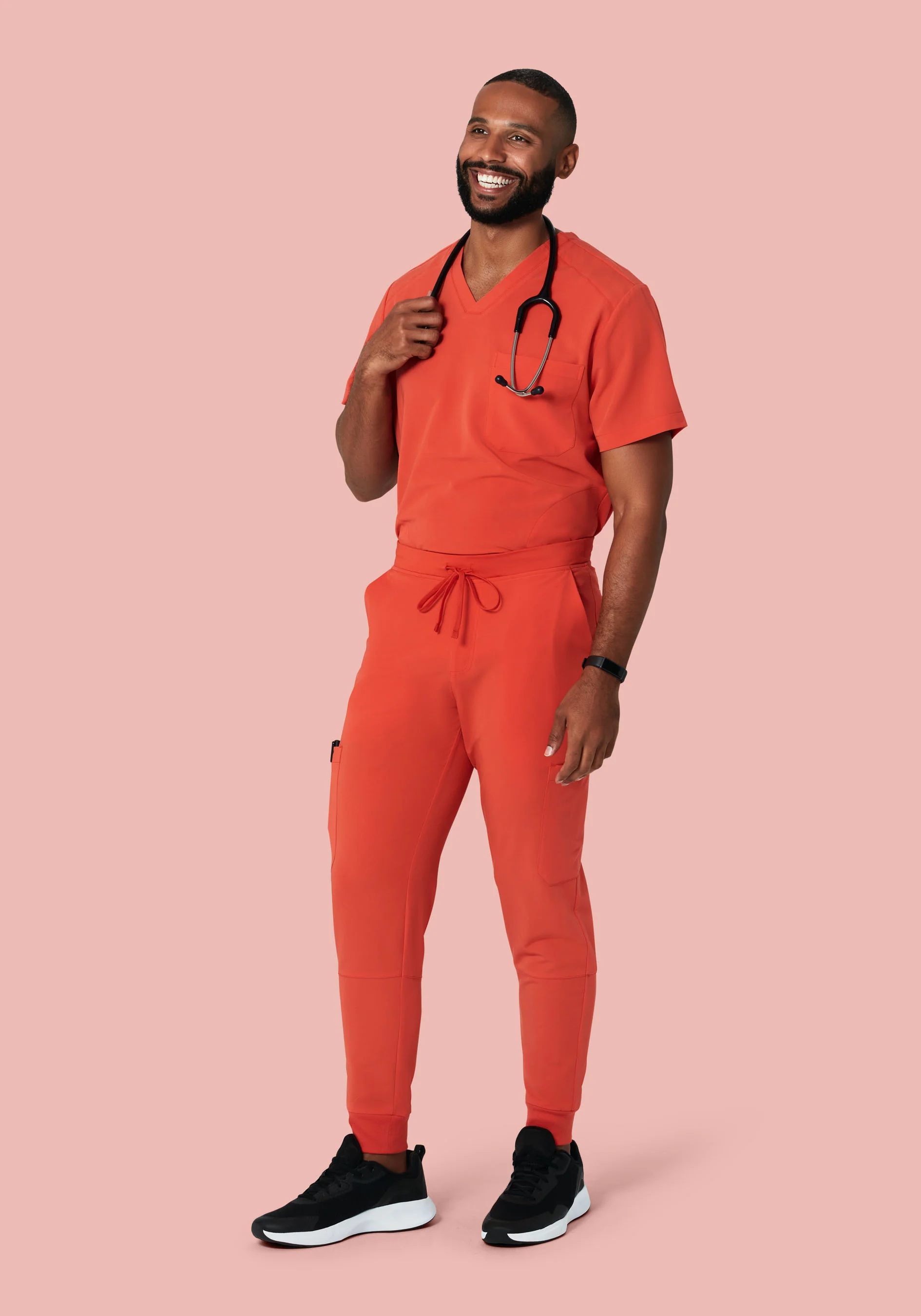 7 Pocket Joggers Terracotta - Image 2
