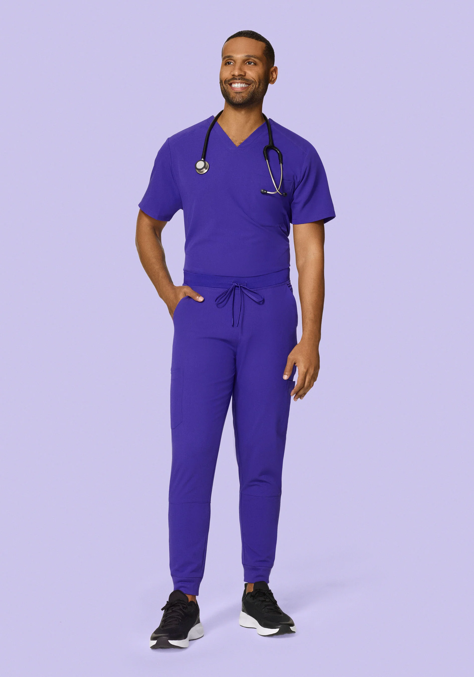 7 Pocket Joggers True Grape - Image 3