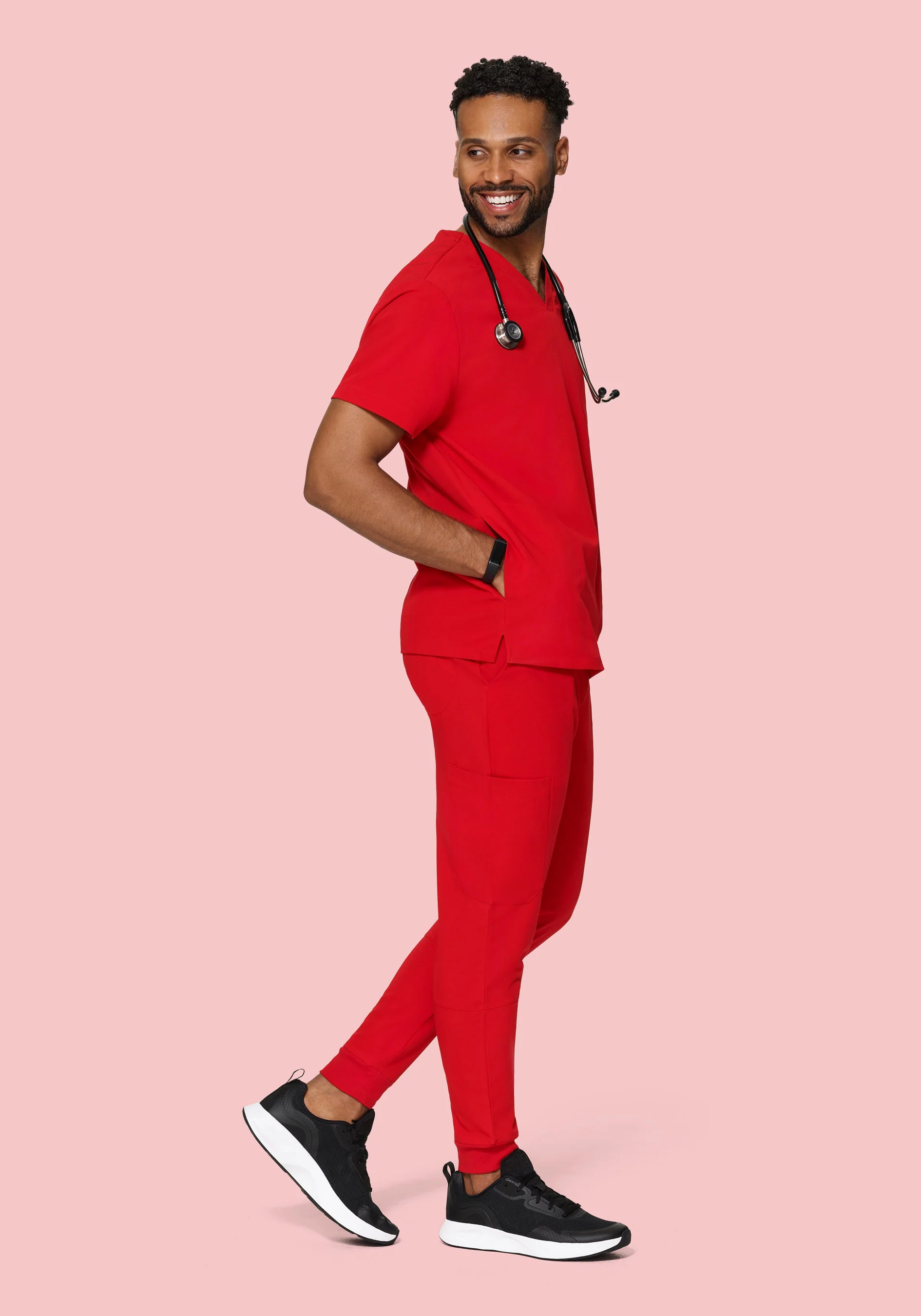 Three Pocket Top Candy Red - Image 4