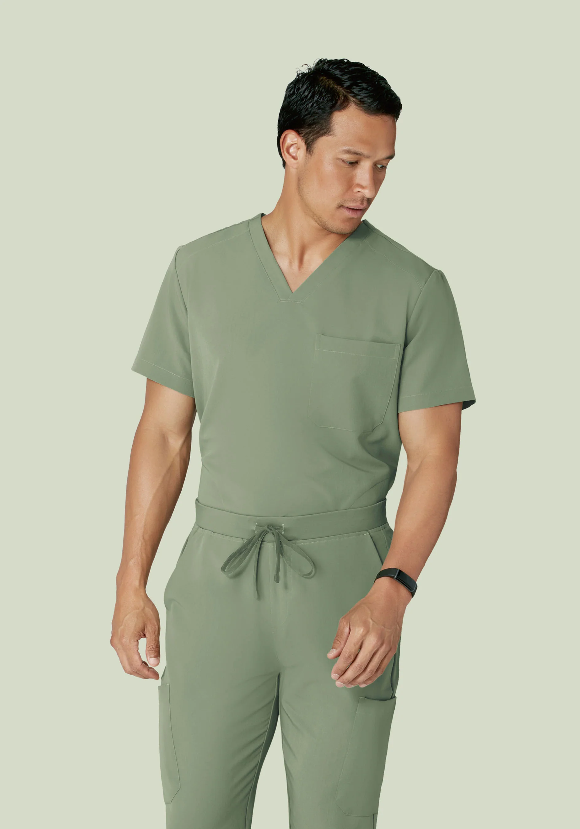 Three Pocket Top Cool Sage - Image 2