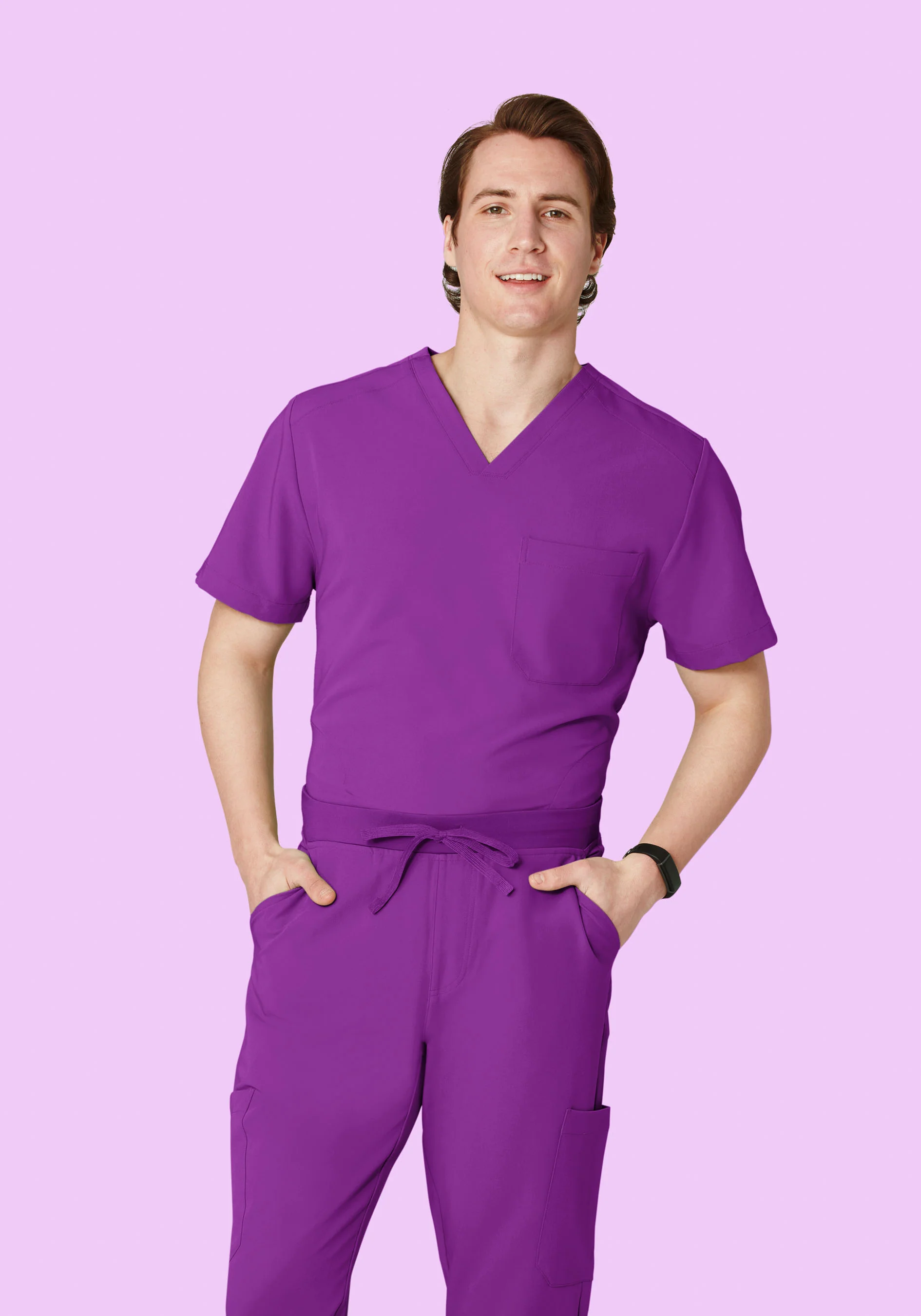 Three Pocket Top Cyber Grape - Image 2