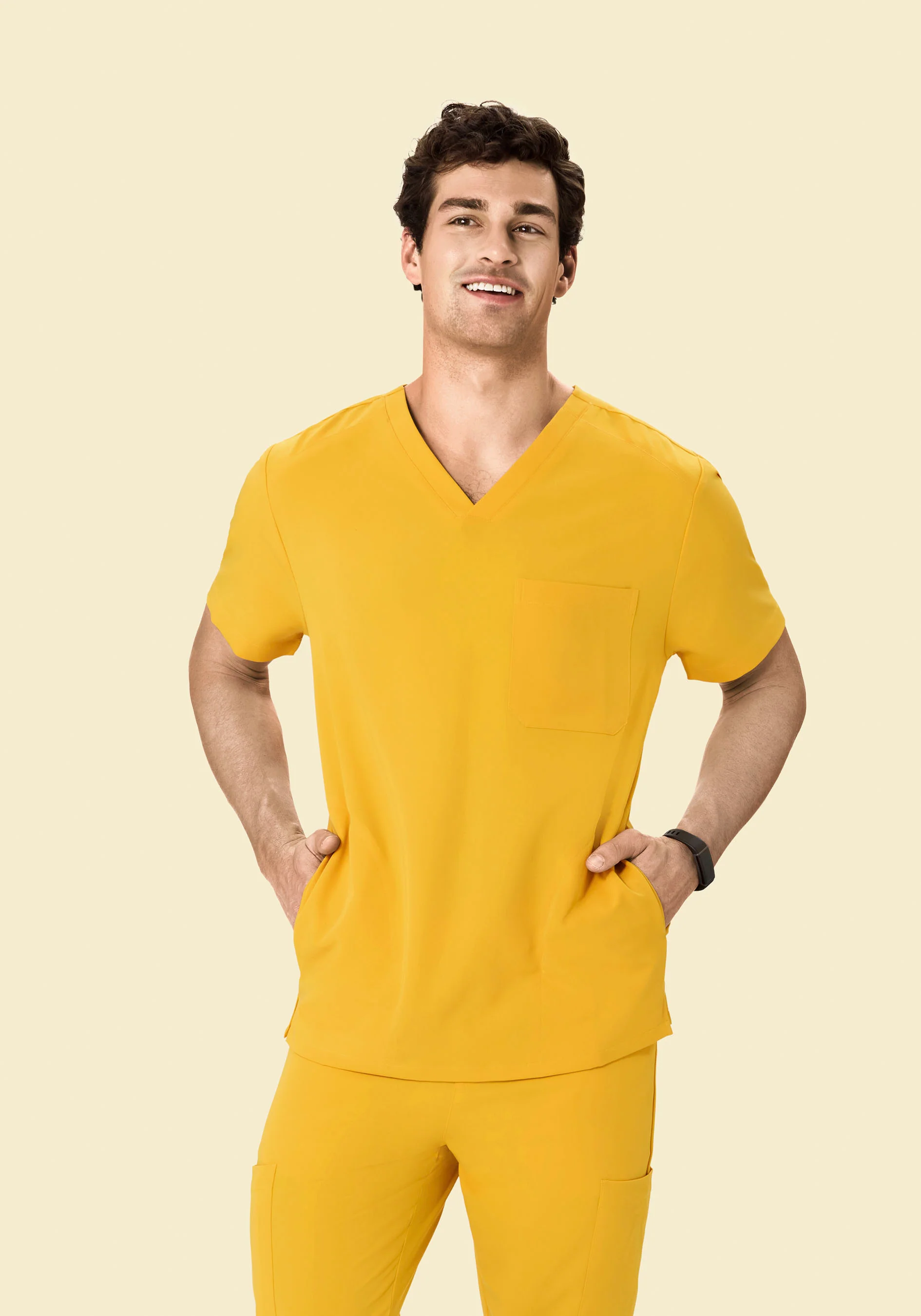 Three Pocket Top Dijon