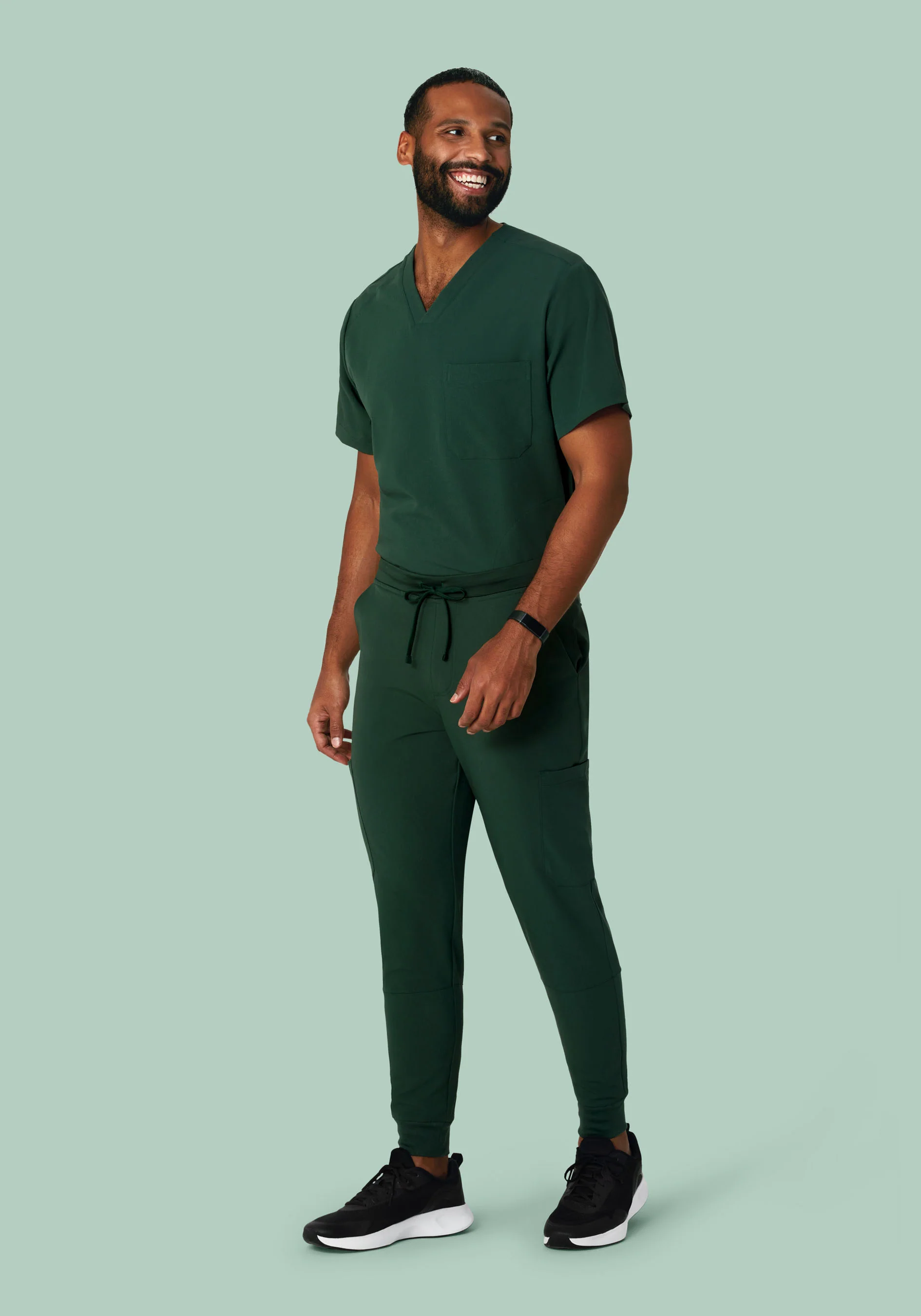 Three Pocket Top Midnight Green - Image 2