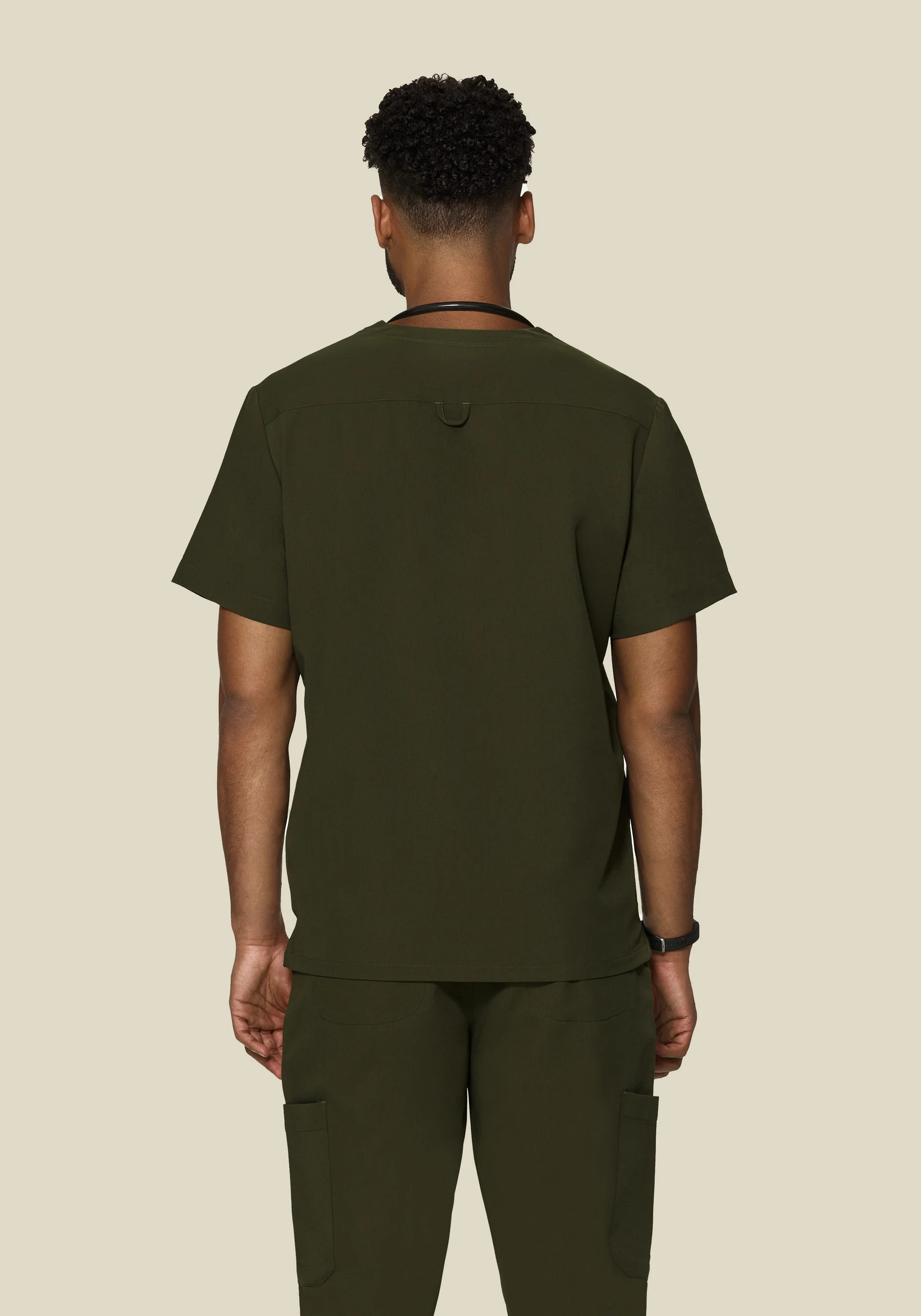 Three Pocket Top Olive - Image 4