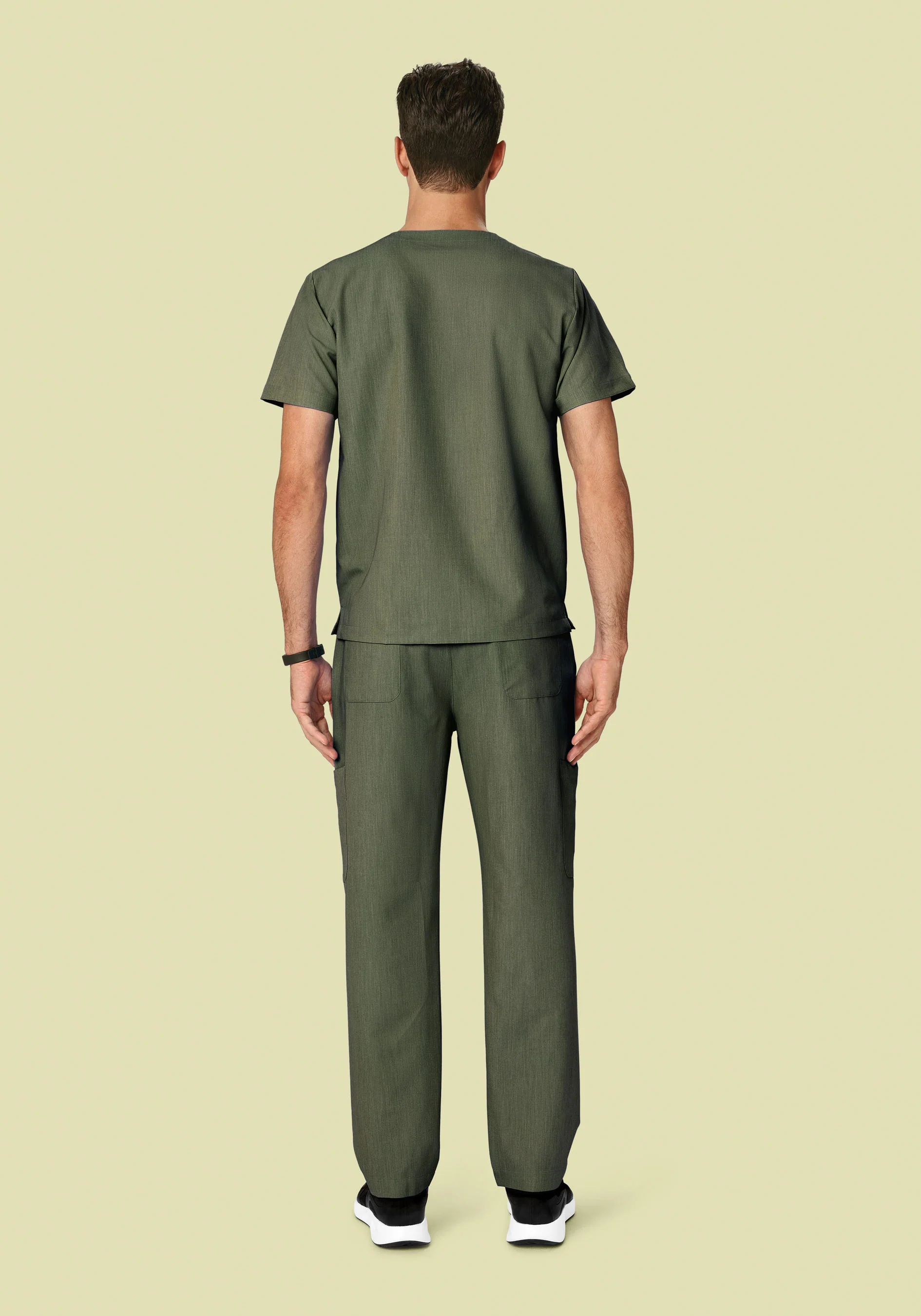 Two Pocket Top Heather Olive - Image 3