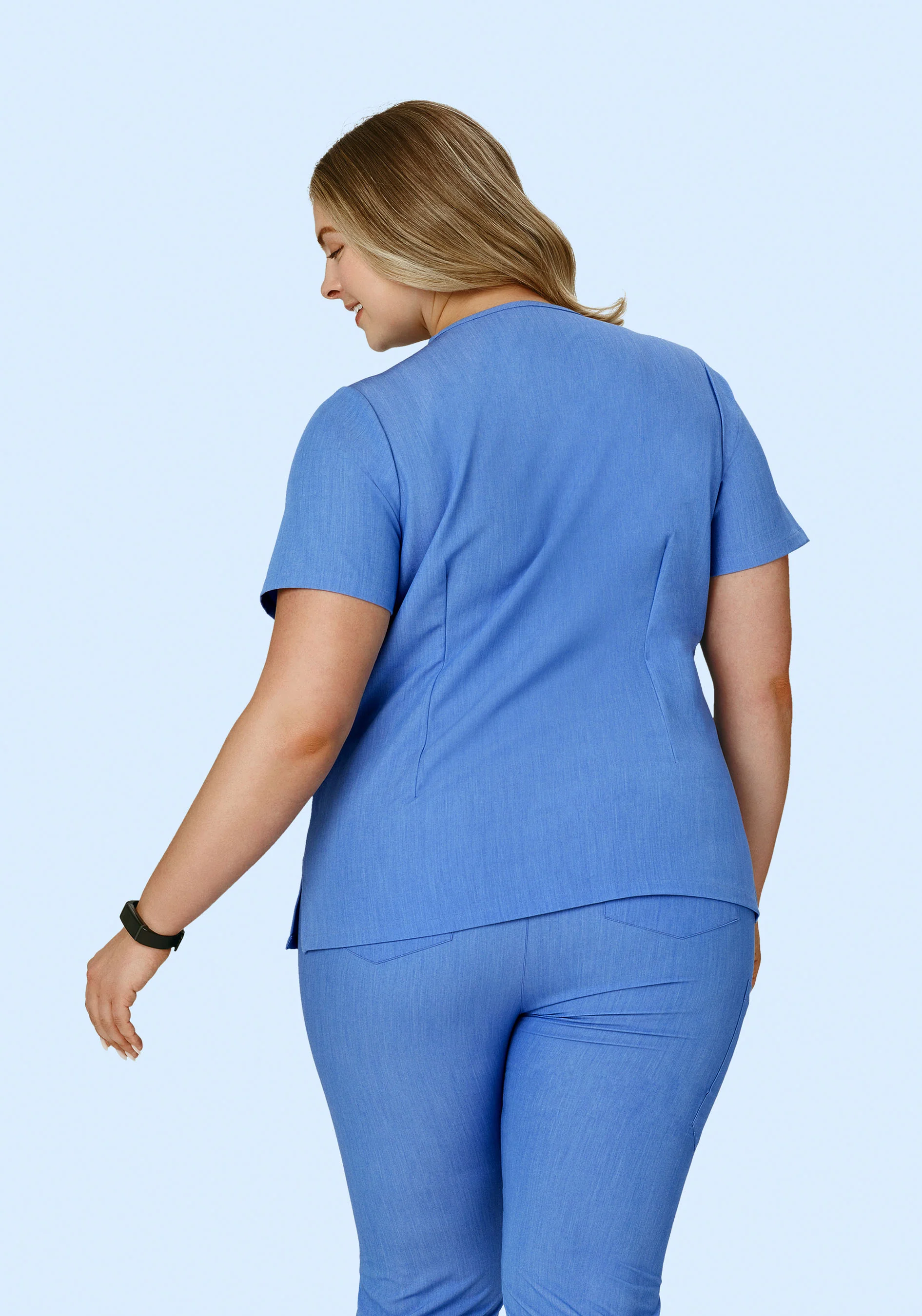 One Pocket Top Heather Blue - Image 8