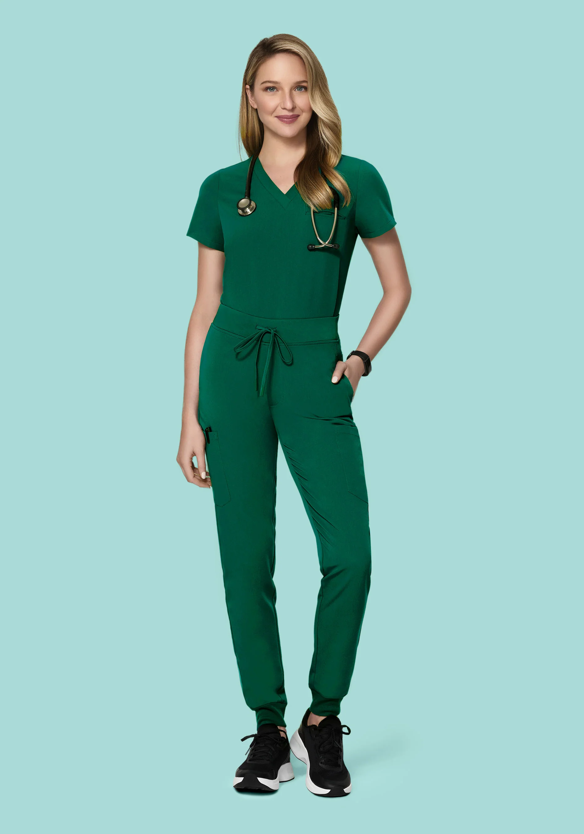 One Pocket Top Hunter Green - Image 3