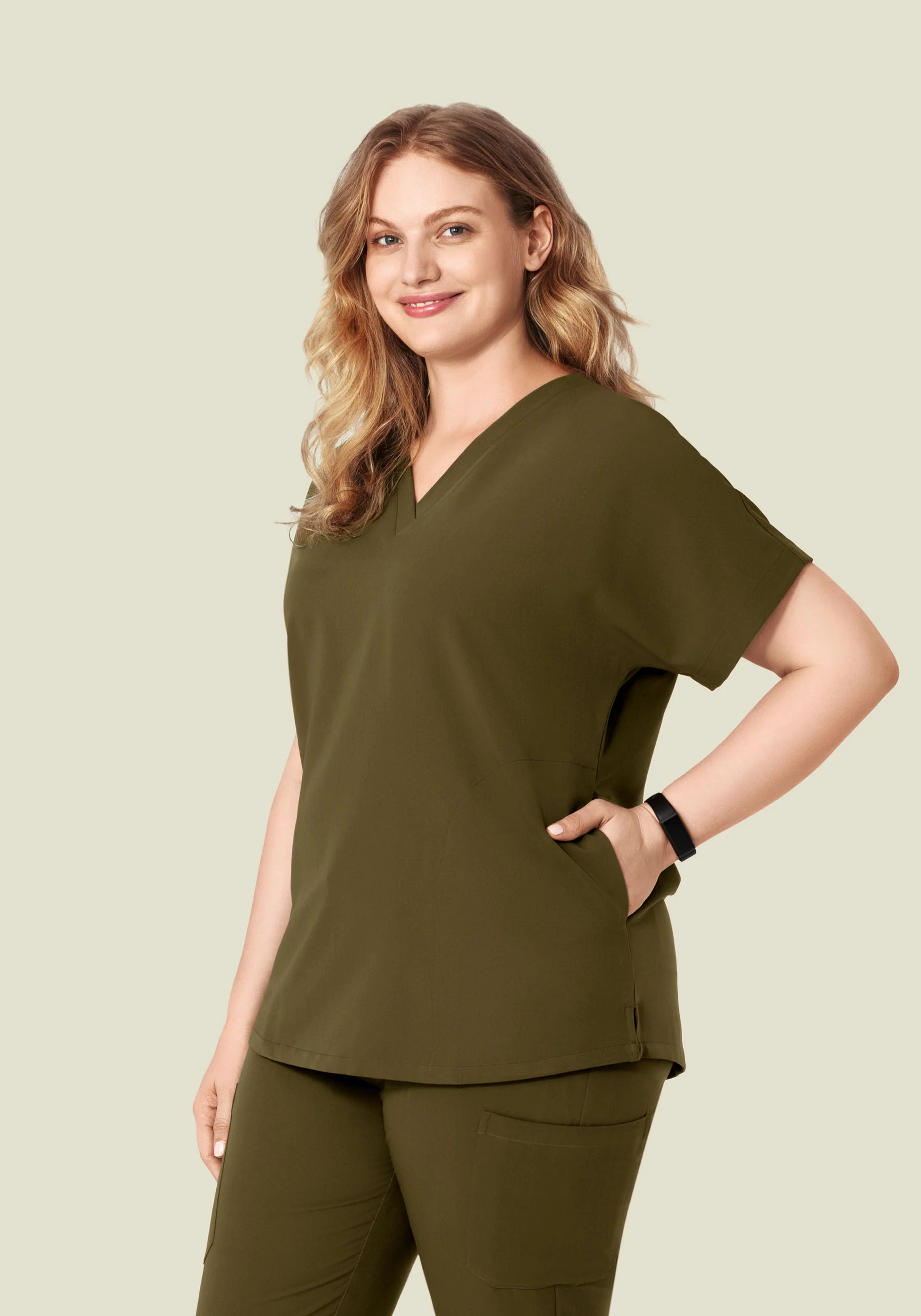 Oversized V Neck Top Manzanilla - Image 5