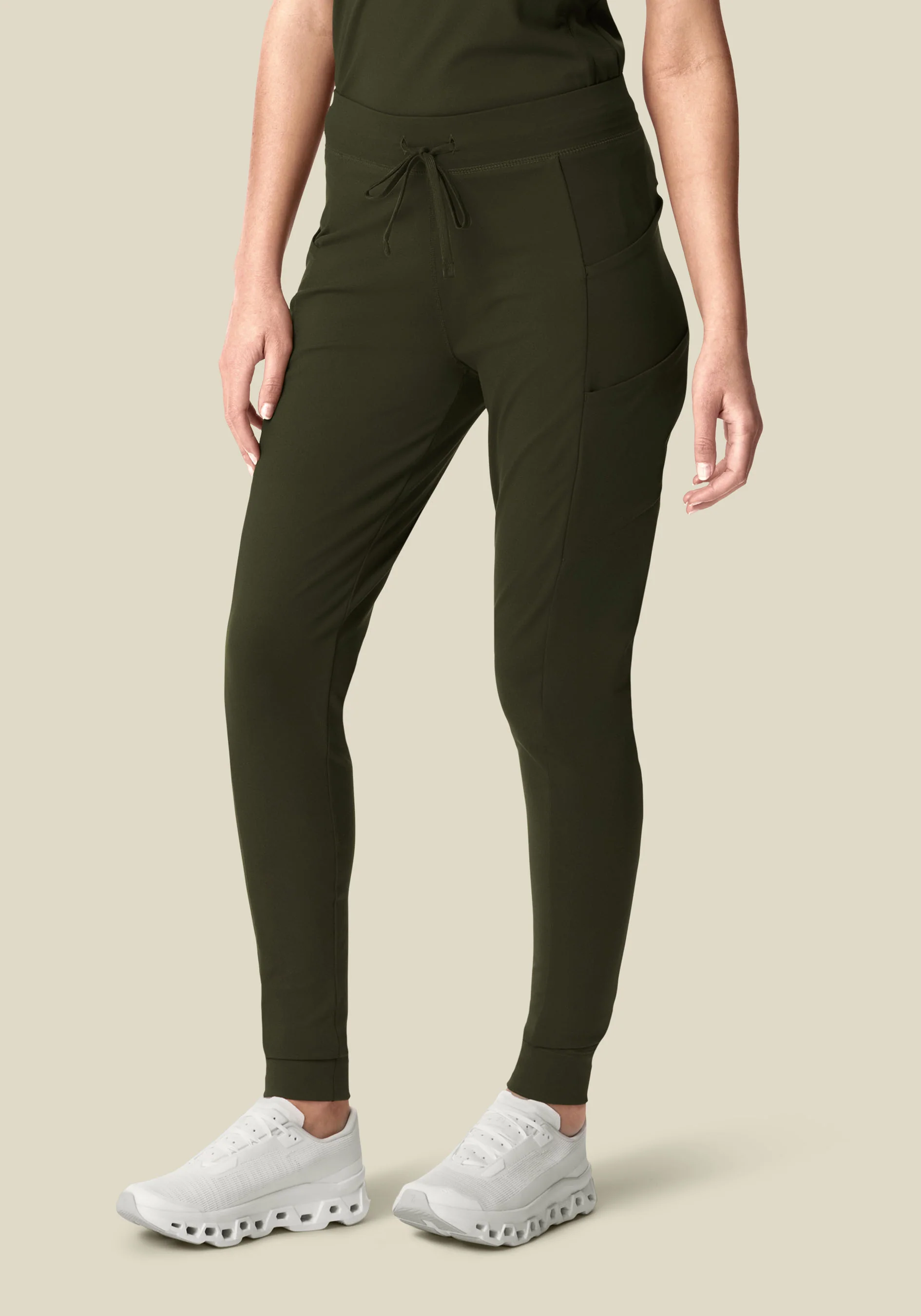 Soft Stretch Joggers Olive