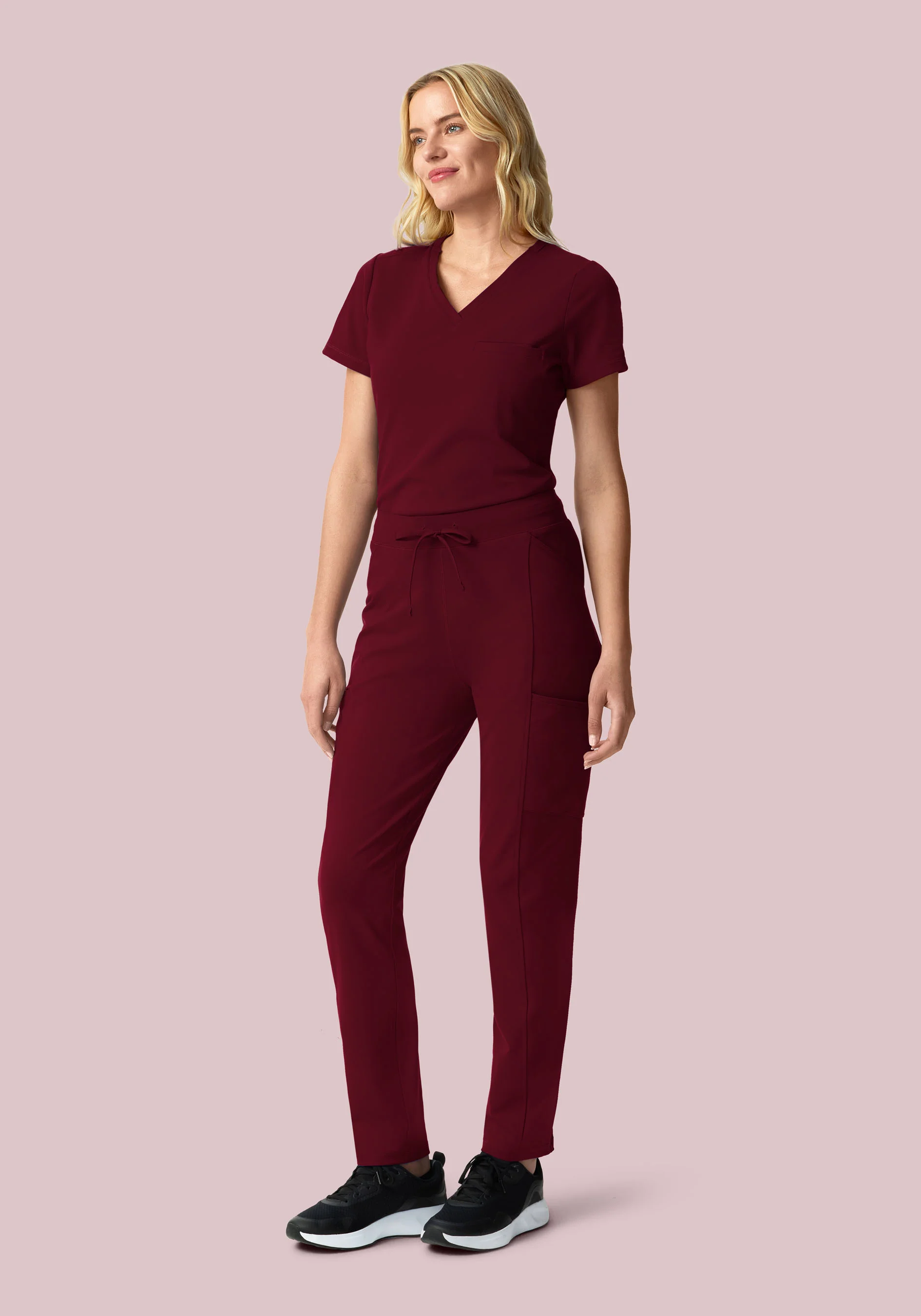 Soft Stretch Straight Leg Wine - Image 2