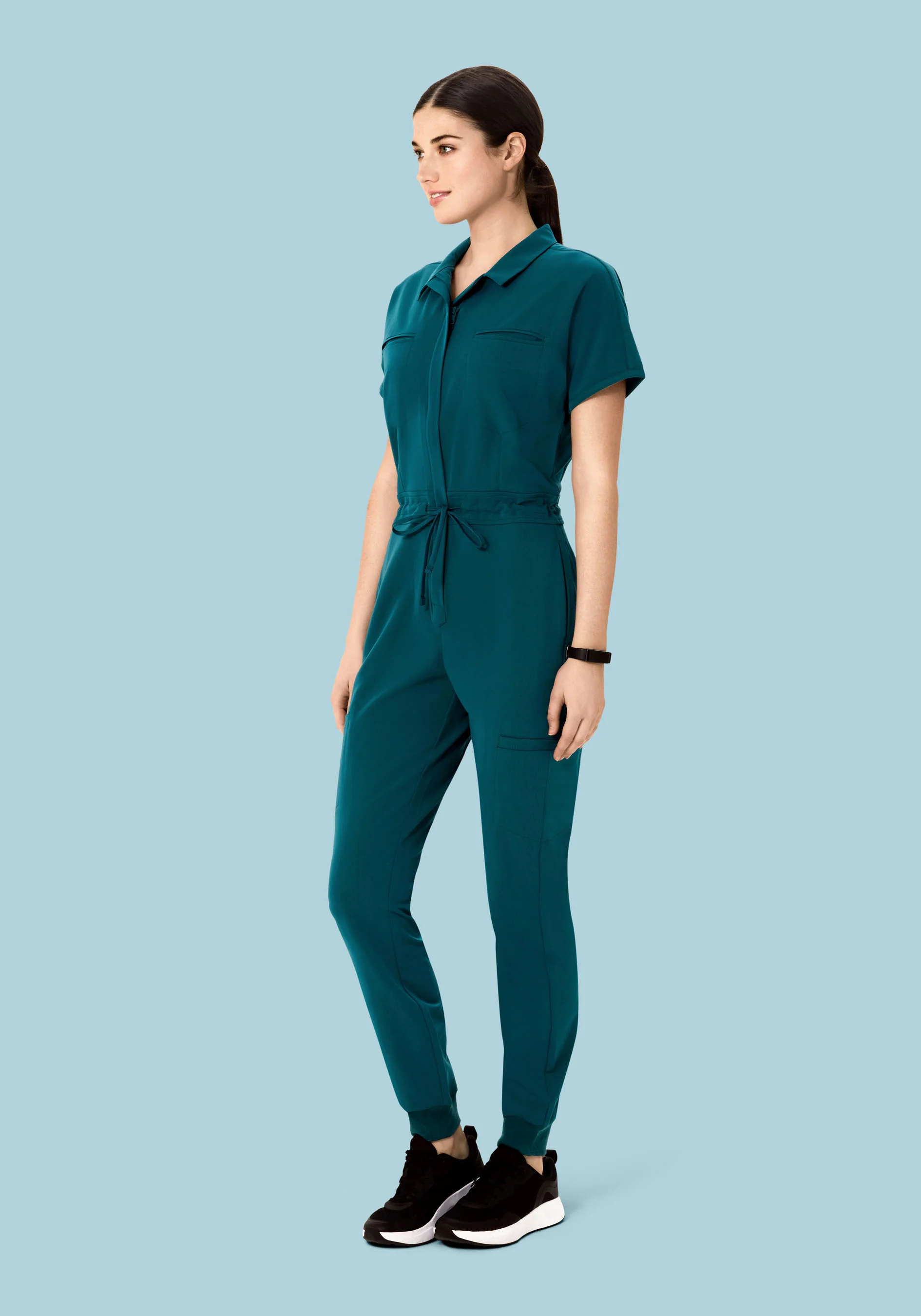 Women's Jumpsuit Caribbean Blue - Image 5
