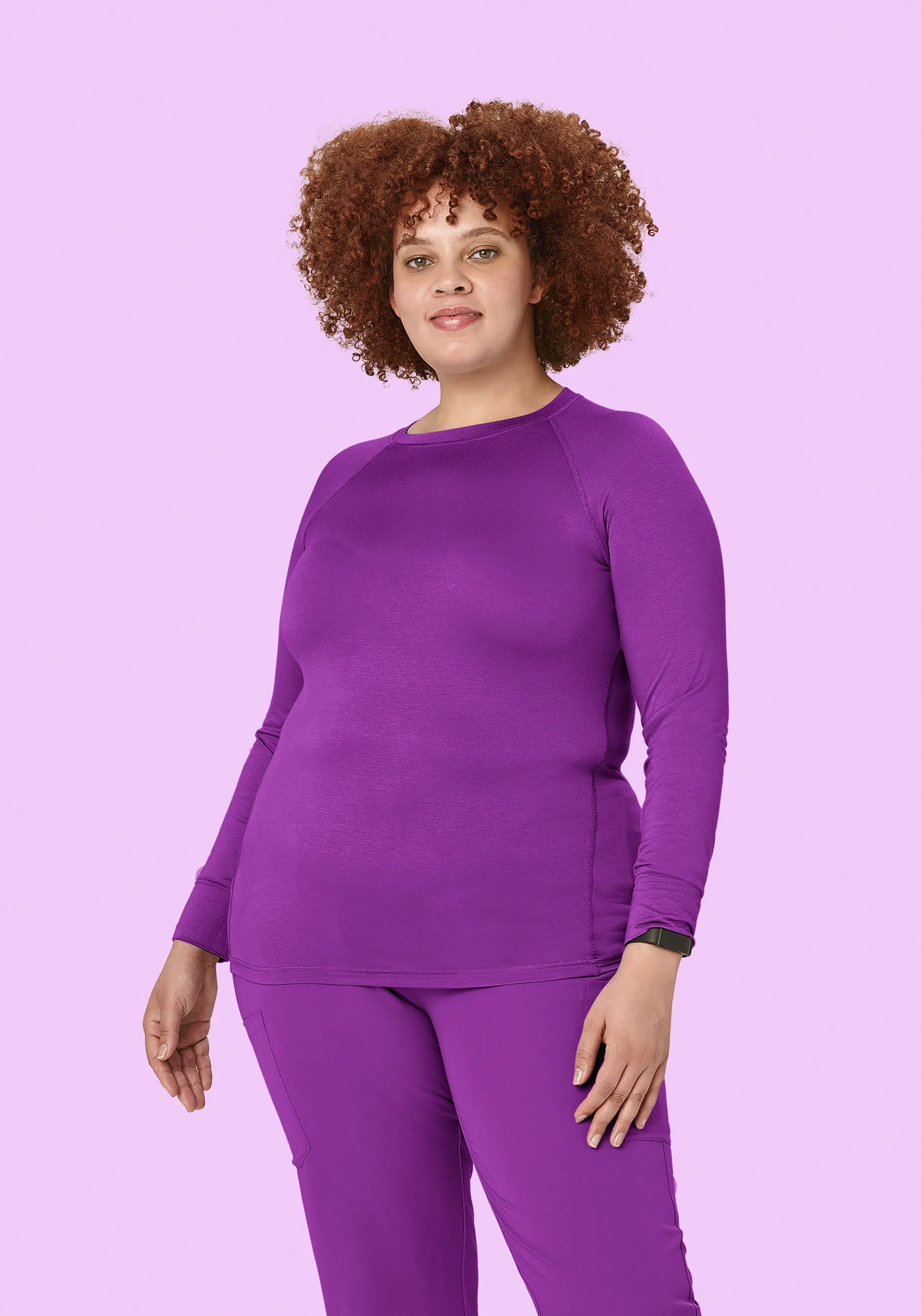Women's Underscrubs Cyber Grape - Image 4