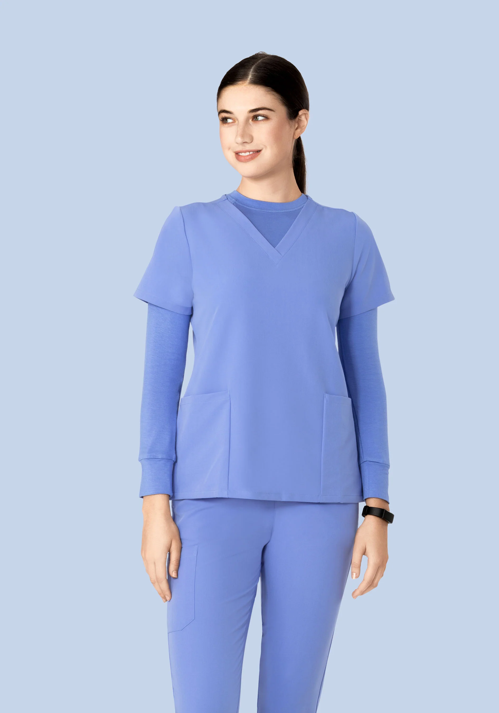 Women's Underscrubs French Blue - Image 3
