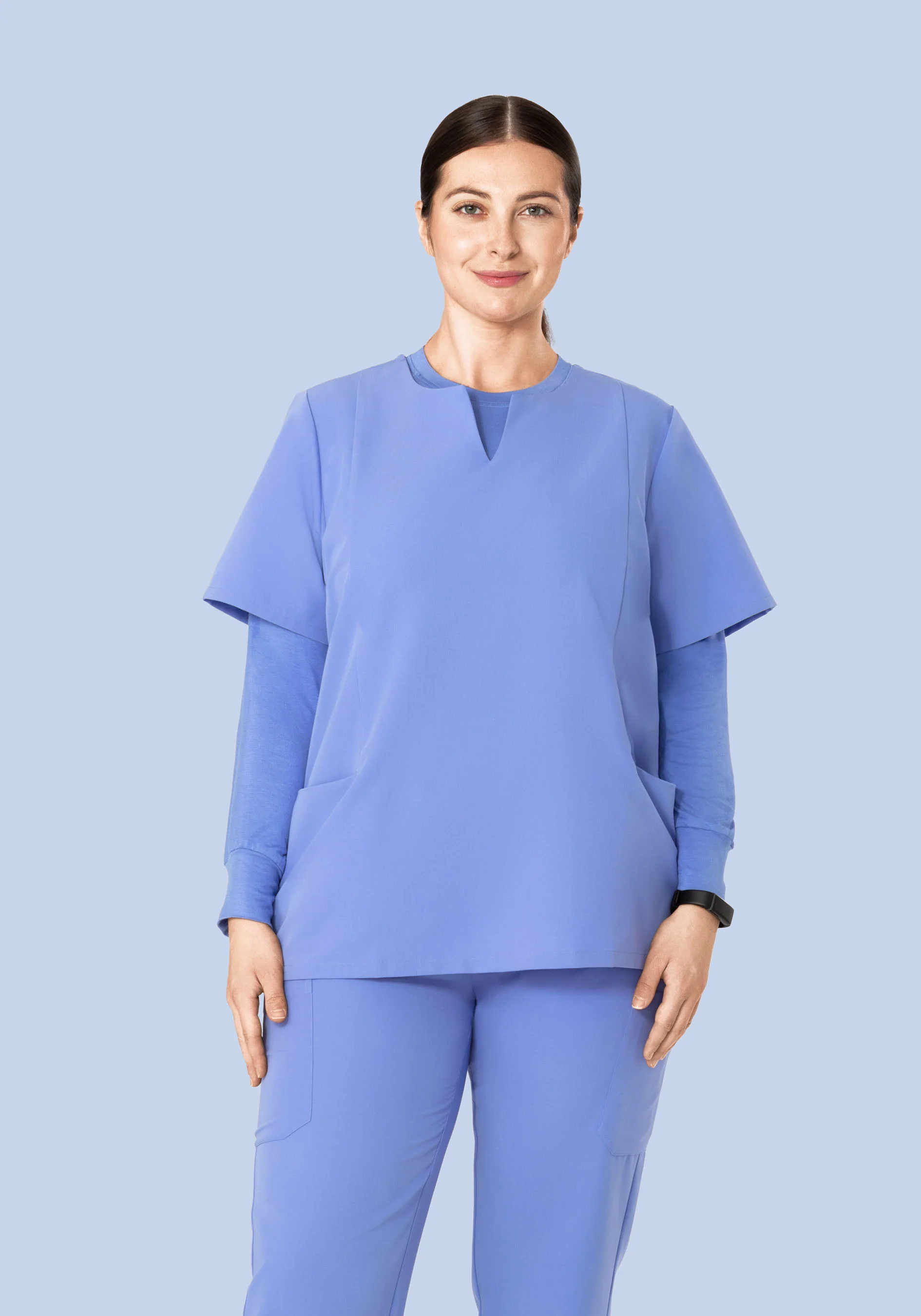 Women's Underscrubs French Blue - Image 5