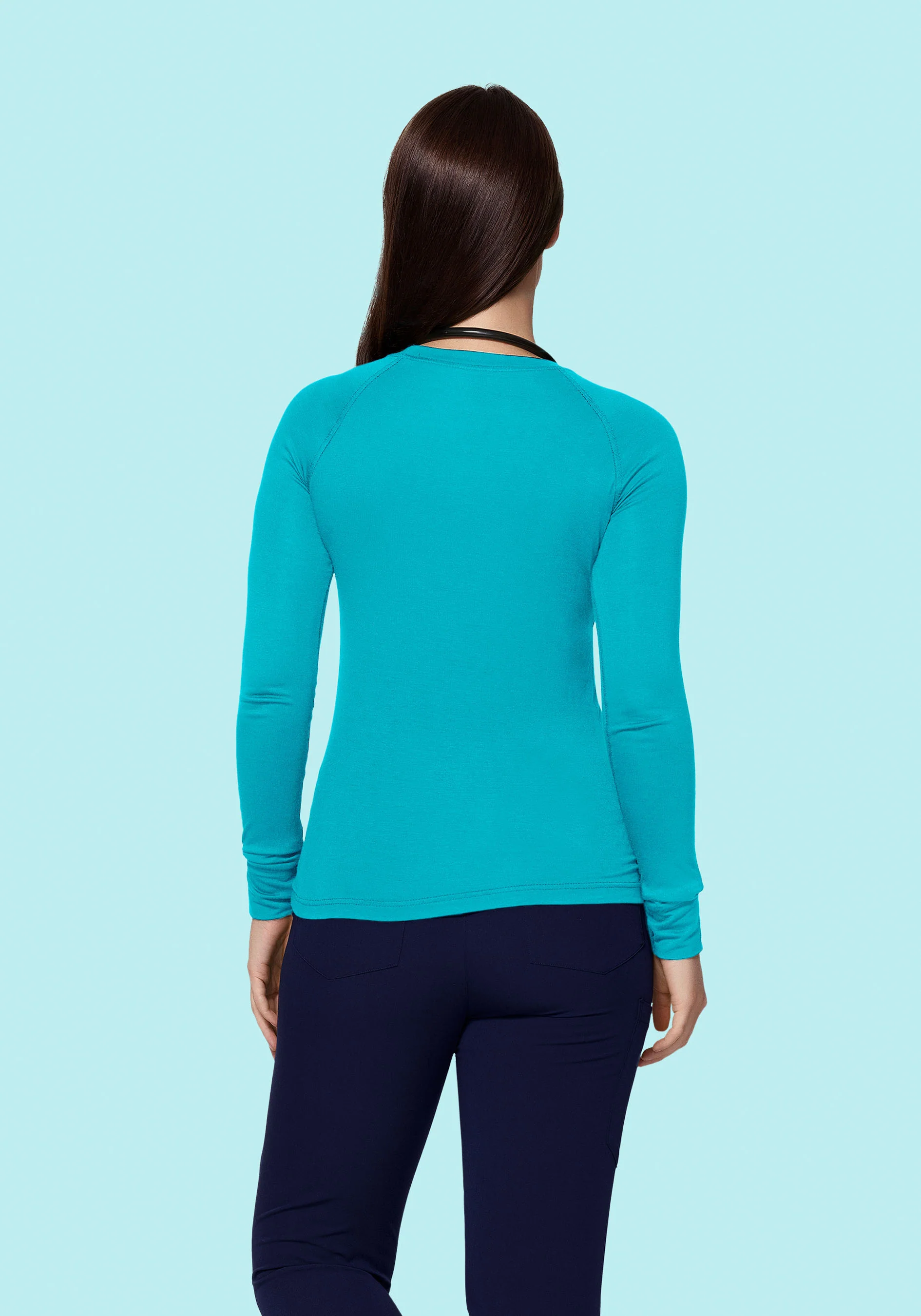 Women's Underscrubs Teal - Image 2