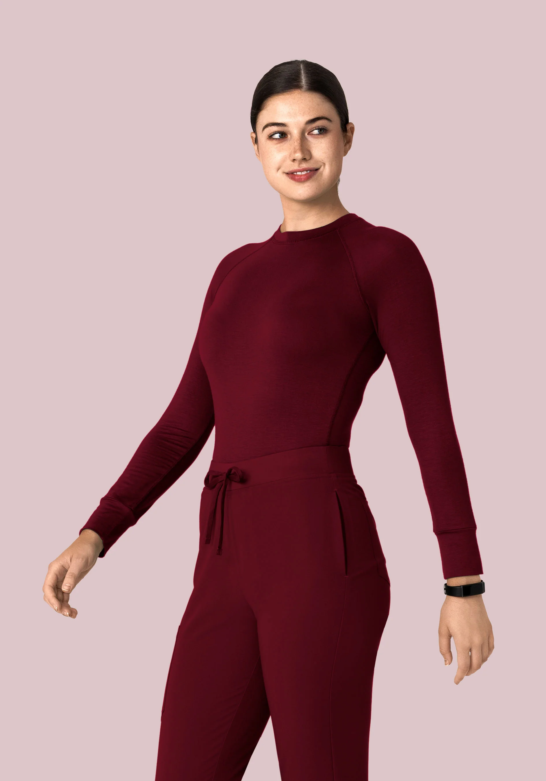 Women's Underscrubs Wine