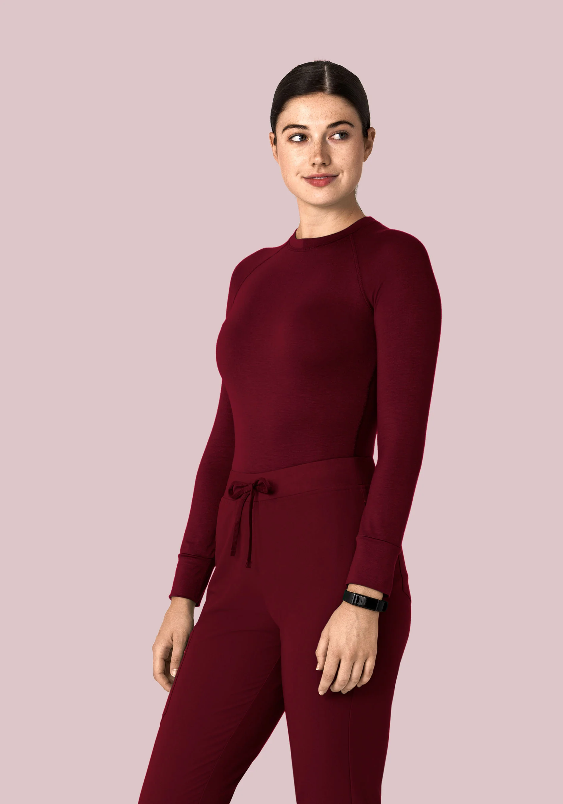 Women's Underscrubs Wine - Image 2